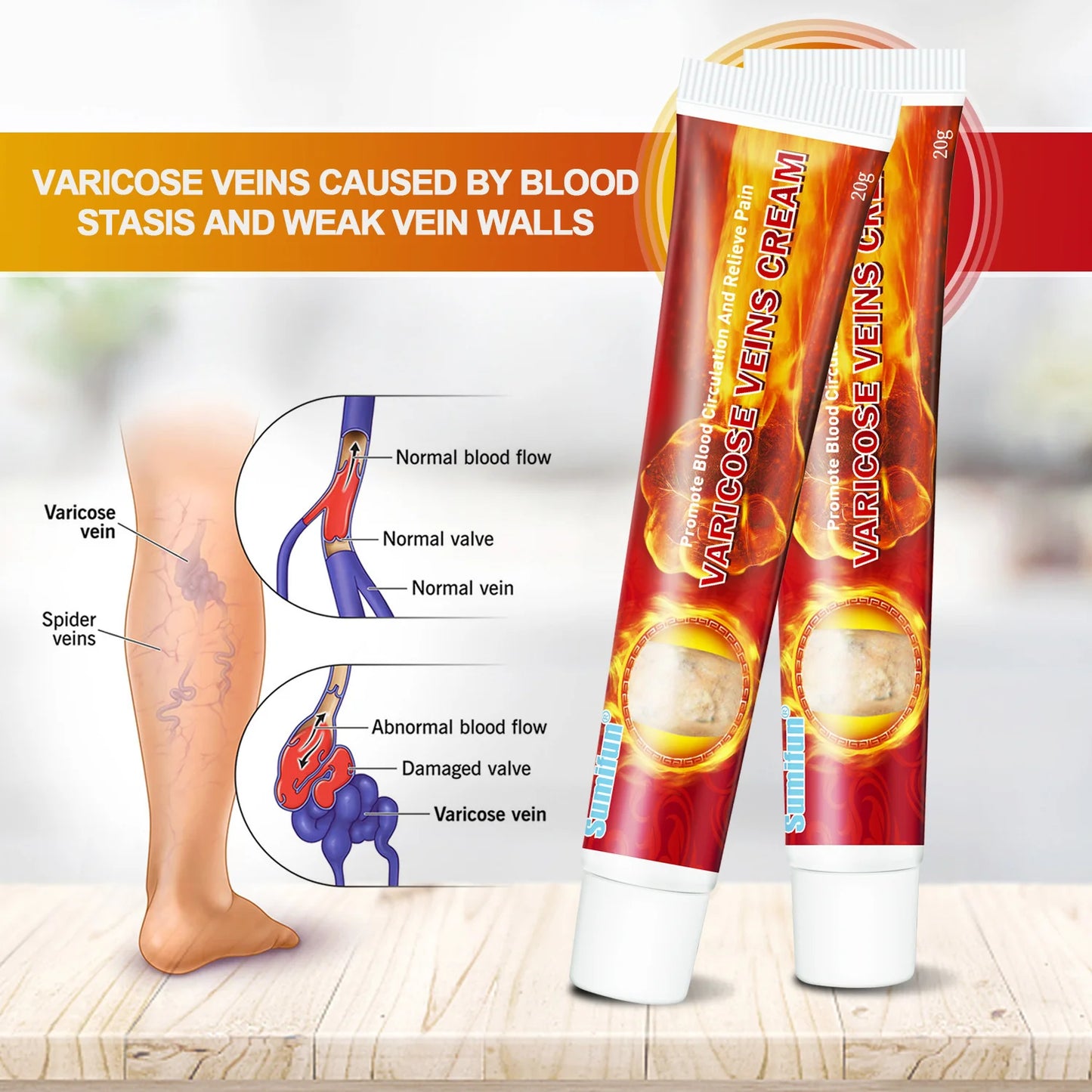 LAST DAY OF DISCOUNT 🔥 Sumifun - Varicose Veins Cream